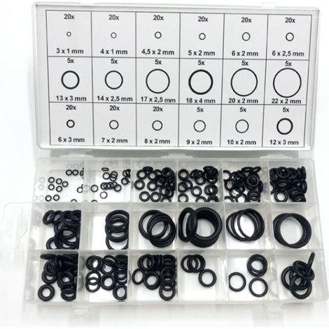 Coffret 225 Pièces Circlips Intérieur Extérieur Diamètre 2-32 mm (1/4)