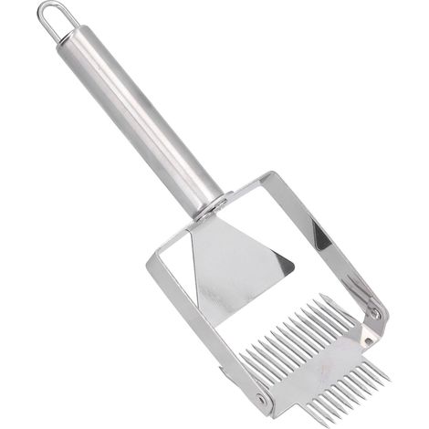 Entdeckelungsgabel, Doppelkopf-Honigschneidegabel, Schaber, Bienenstockwerkzeug, Imkereibedarf, Edelstahlgriff (1/5)