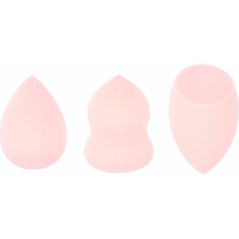 Éponge à fond de teint en forme d'éponge, application impeccable, convient aux fonds de teint liquides, crèmes et poudres, idéale pour les peaux grasses et normales, application sans traces (1/5)