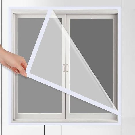 Film Thermique pour fenêtre Contre Le Froid,Isolation de fenêtre en PVC, Film Isolant Transparent pour Protection (240x120 cm) (1/5)