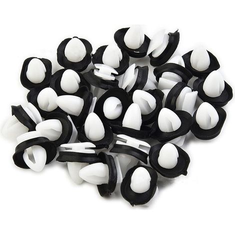 Lot de 100 clips de fixation pour portes de voiture avec joint en caoutchouc 9 mm, clips pour pare-chocs Citroën Jumper, Peugeot Boxer, Fiat (1/5)