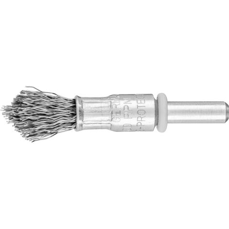 PFERD TOOLS spitze Pinselbürste ungezopft PBUS Ø10mm Schaft-Ø6 mm Stahl-Draht-Ø0,30 10 Stk (1/5)