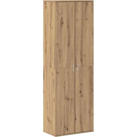 Maison Exclusive - Alto mobile rovere artigianale 60 x 35 x 180 cm