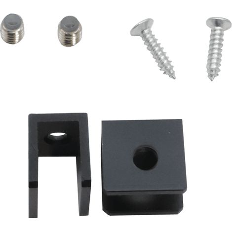 Sistema di sospensione per pannelli acustici da soffitto - set da 10 - Nero (1/5)