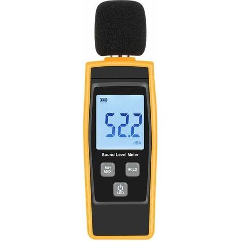 Testeur de niveau sonore manuel V·RESOURCING 30130 dB Décibel de mesure de bruit avec écran LCD numérique rétroéclairé pour utilisation intérieure/extérieure [fonction Max/min/main] (1/5)