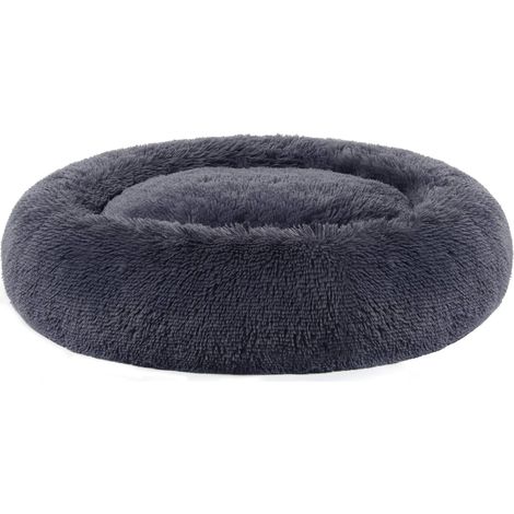 Panier pour Chien, Lit en Forme de Beignet, Diamètre de 90 cm (1/5)