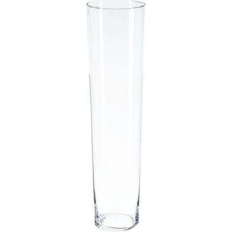 Vase für Blumen, ein elegantes Glas von einfacher Form - Atmosphera