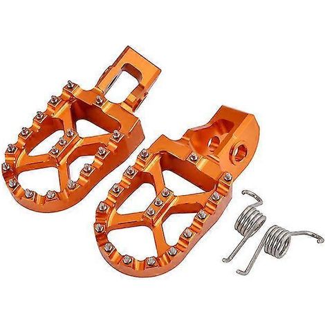 Für Husqvarna FC TX FX TC TE FE 125 250 300 350 400 450 500 501 2017–2022 2023 Motorrad 57 mm Fußrasten – Orange