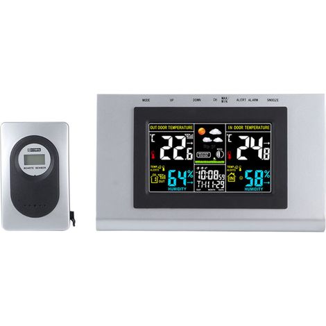 TS H127G Digital Thermometer Hygrometer Temperature Humidity Tester Calendar Display (1/5)