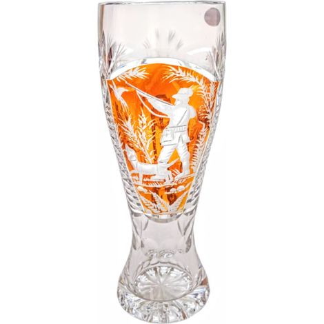 Chope à bière en cristal gravé Hunter 500 ml (1/3)