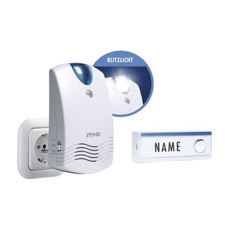 m-e modern-electronics FG1.2 Timbre inalámbrico con iluminación