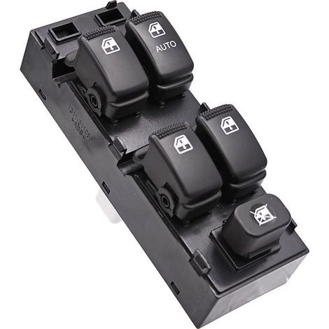 Interrupteur de lève-vitre électrique automobile 93570-1C500, compatible avec les Hyundai Getz 2003-2010, commande la montée et la descente des vitres électriques, côté conducteur, peut contrôler tout (1/4)
