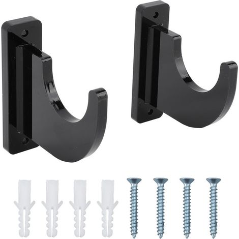 Dos soportes para espadas, de acrílico pulido para montaje en pared, con gran capacidad de carga y ganchos ajustables para espadas también aptos para guardar hachas. (1/5)