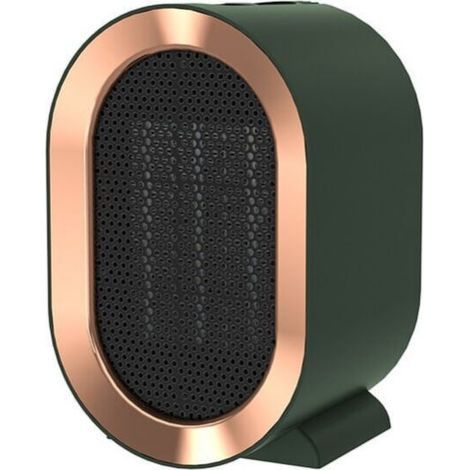 Chauffage soufflant de salle de bain de 1200 watts Mini radiateur soufflant en céramique portable Chauffage électrique mobile électrique silencieux pour la maison et le petit bureau.vert (1/3)