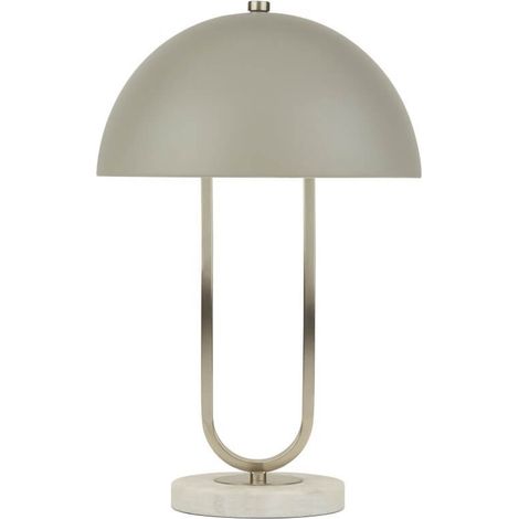 Lampe de table Tablu marbre avec nuance blanche - EU60949GY