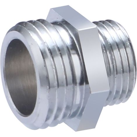 Machón Reducido Cromado QUICK PLOMBERIE - M 1/2 - M 3/8