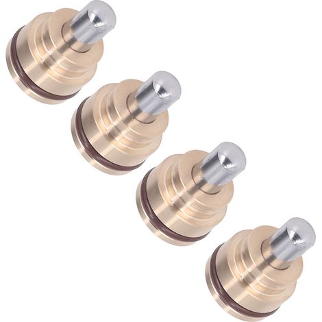 Lot de 4 vannes de commande à poussoir avec bouton joystick en laiton et acier allié pour Caterpillar E320 (1/5)