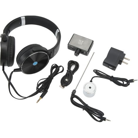 Détecteur de fuites de canalisations d'eau souterraines avec amplificateur sonore haute puissance et casque audio, 100-240 V CA, pour chantiers (prise américaine). (1/5)