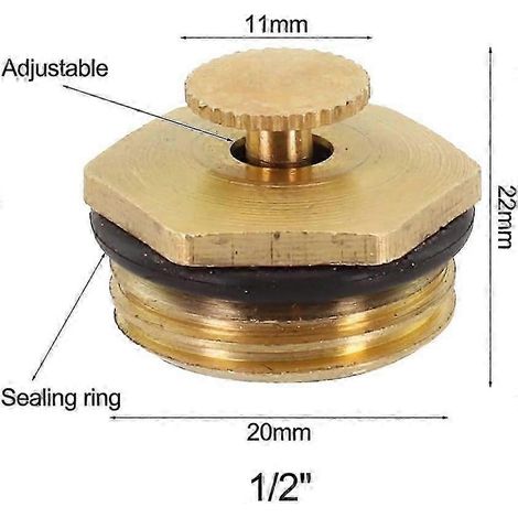 Lot de 20 têtes d'arrosage en laiton, jet réglable à 360°, compatibles avec l'irrigation de jardin et permettant des économies d'eau pour les pelouses.-AquaForge (1/4)