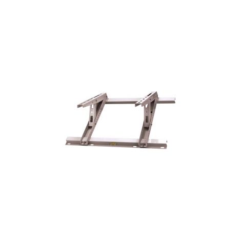 Rodrigas – Support toiture pour groupe de climatisation jusqu'à 140 kg – Inclinaison réglable 9 à 45 degrés – Fixation rapide et simple