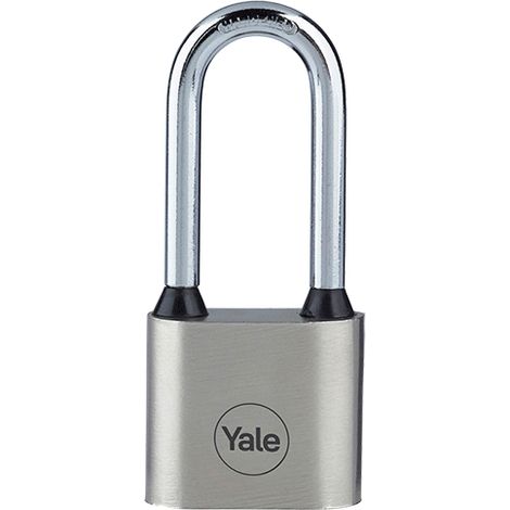 YALE Lucchetto a disco in ferro Y112/30/137/1 30 mm con arco lungo