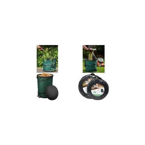 Bradas Pop-up-Mülleimer, robust, wasserdicht, UV-beständig, 90 Liter