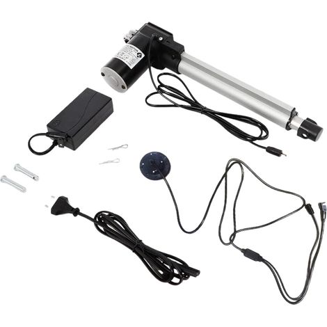 Attuatore lineare da 6000 N 24 V, motore lineare elettrico, motore lineare per impieghi gravosi da 230 mm, motore elettrico CC, per sollevatori di divani e TV (1/5)