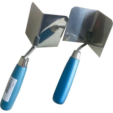 Truelle d’Angle Intérieur en Inox Truelle Angulaire en Acier Inoxydable pour Angle (1/4)