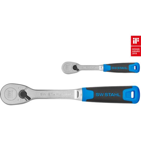 SW STAHL Umschaltknarren-Satz High Torque 2-teilig 1/4 + 1/2 ″Zähne 90 (1/2)
