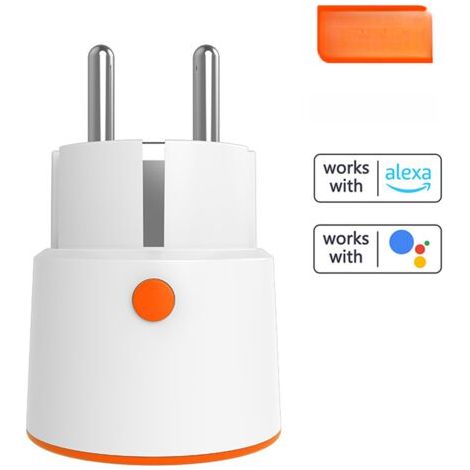 Prise intelligente Tuya ZigBee 16A européenne Mesure temps réel courant, tension, puissance Compte à rebours Compatible Google Home et commande vocale Domotique (1/5)