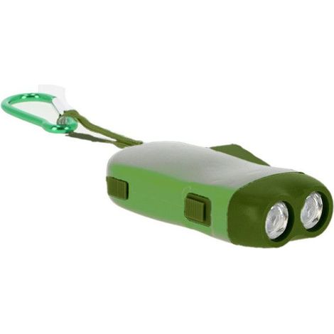 Lampe torche dynamo avec mousqueton pour enfants - AquaForge (1/3)