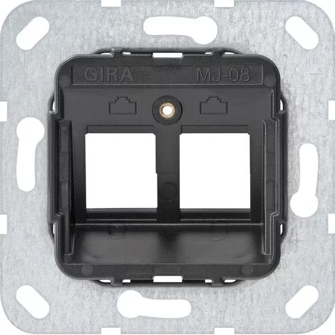Gira MODULAR JACK 8 2FACH TRAGRING (560800) (1/2)