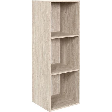 Étagère Modulable 3 Cases "Pietra" 34cm Beige
