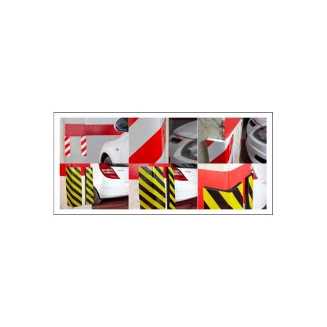 PROTETTORE URTO ANGOLO FLESSIBILE B/R - 400X250