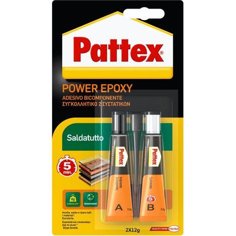 Pattex 2K Liquid Colla Bicomponente Epossidica Saldatutto Pattex Saldatutto 2x11ml