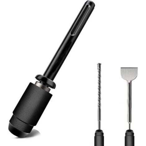 SDS Max-zu-SDS Plus-Adapter für Bohrhämmer, Bohrfutteradapter, Schnellspannfutter-zu-Schaft-Umrüstwerkzeug, Schnellspannfutter-Umrüstwerkzeug für alle SDS Max-Bohrer (1/5)