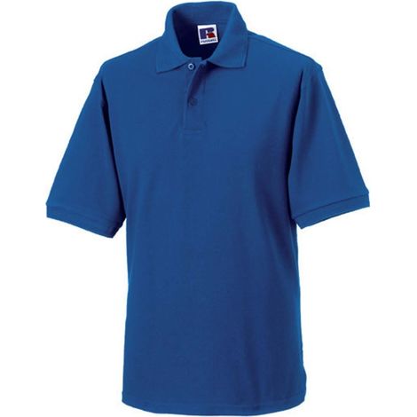 Polo da lavoro in policotone Russell Blu S