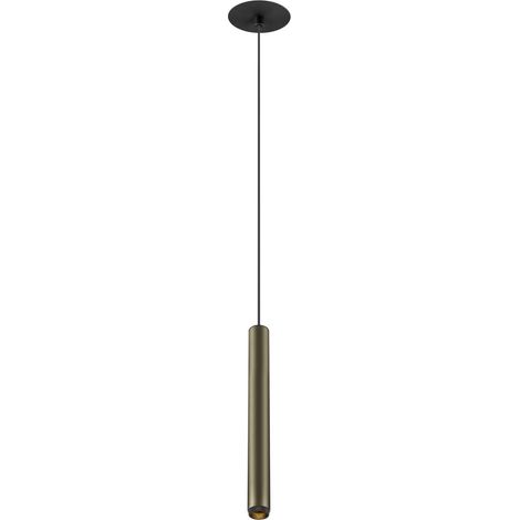 Suspension GRIP S longueur de suspension 200 cm 3000 K 29° bronze / noir - SLV - 1009065