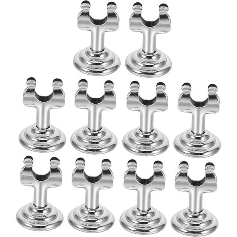 Pinces métalliques Veemoon pour étiquettes de table, acier (1/5)