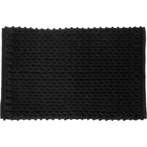 Colorama alfombra de baño 50x75cm negro kohl - 5five