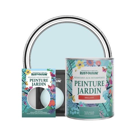 Rust-Oleum Peinture de jardin brillante - Eucalyptus (1/3)