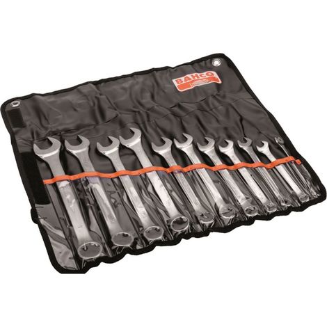 Bahco - Jeu de 11 clés mixtes plates en pochette en plastique noire - 111Z/11T (1/4)
