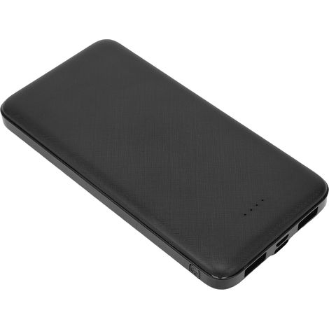 Batterie externe 6000 mAh pour gilet chauffant, vêtements chauffants, batterie de rechange à charge rapide, sortie micro-USB et USB-C, portable, noire (1/5)