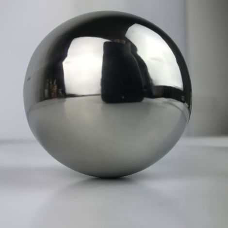 Boules décoratives en acier inoxydable brillant à paillettes, effet miroir, pour la maison et le jardin. (1/3)