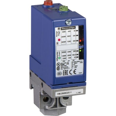 Xmlb300d2s11 Telemecanique - Pressostat - 300bar - écart Réglable 2 Seuils - Osisense Xml-b -