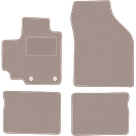 Tapis en velours beige pour : Suzuki Celerio à hayon (2014-) (1/5)