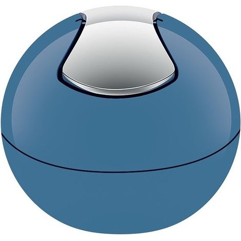 Poubelle à bascule PP BOWL 1L Bleu Denim Spirella