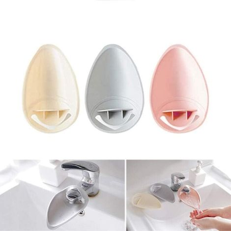 Extension de Robinet de Lavabo de Dessin Animé Robinet Extender Évier Poignée Prolongateur pour Les Tout Extenseur de Bec pour Enfants Bec de D'extension D'eau (Rallonge de Robinet) (1/4)