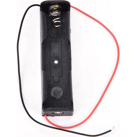 Boîtier de rangement en plastique pour batterie 18650 3,7 V avec fil conducteur (1 batterie) (1/5)