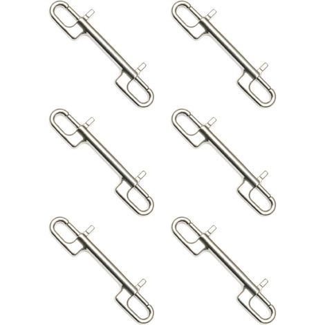 6X Crochet de PlongéE en Acier Inoxydable Crochet à Double Boulon à Double ExtréMité pour la PlongéE sous-Marine Laisse pour Animaux de Compagnie Sangle de CaméRa Porte-CléS Hamac (1/5)